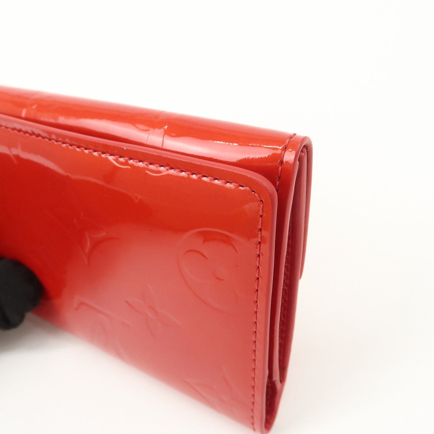 Louis Vuitton Monogram Vernis Ludlow Bi-fold Wallet Rouge M91090【Pre-order】
