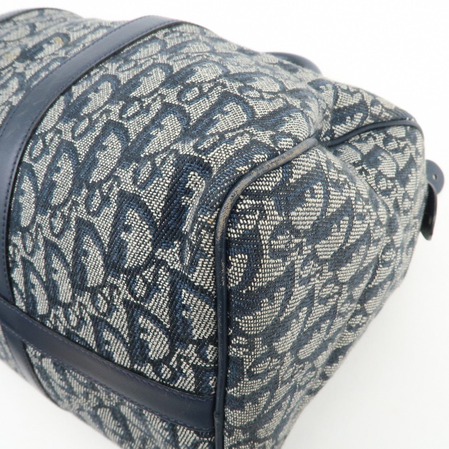 Christian Dior Trotter Jacquard Canvas Leather Boston Bag【Pre-order】