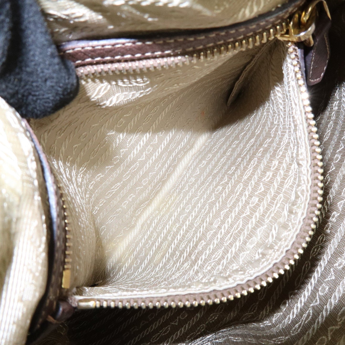 Prada Logo Jacguard Leather Shoulder Bag Crossbody Bag Brown【Pre-order】