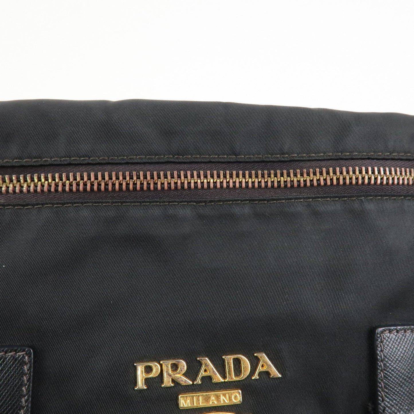 Prada Logo Nylon Saffiano Leather Shoulder Bag Crossbody Bag Black【Pre-order】