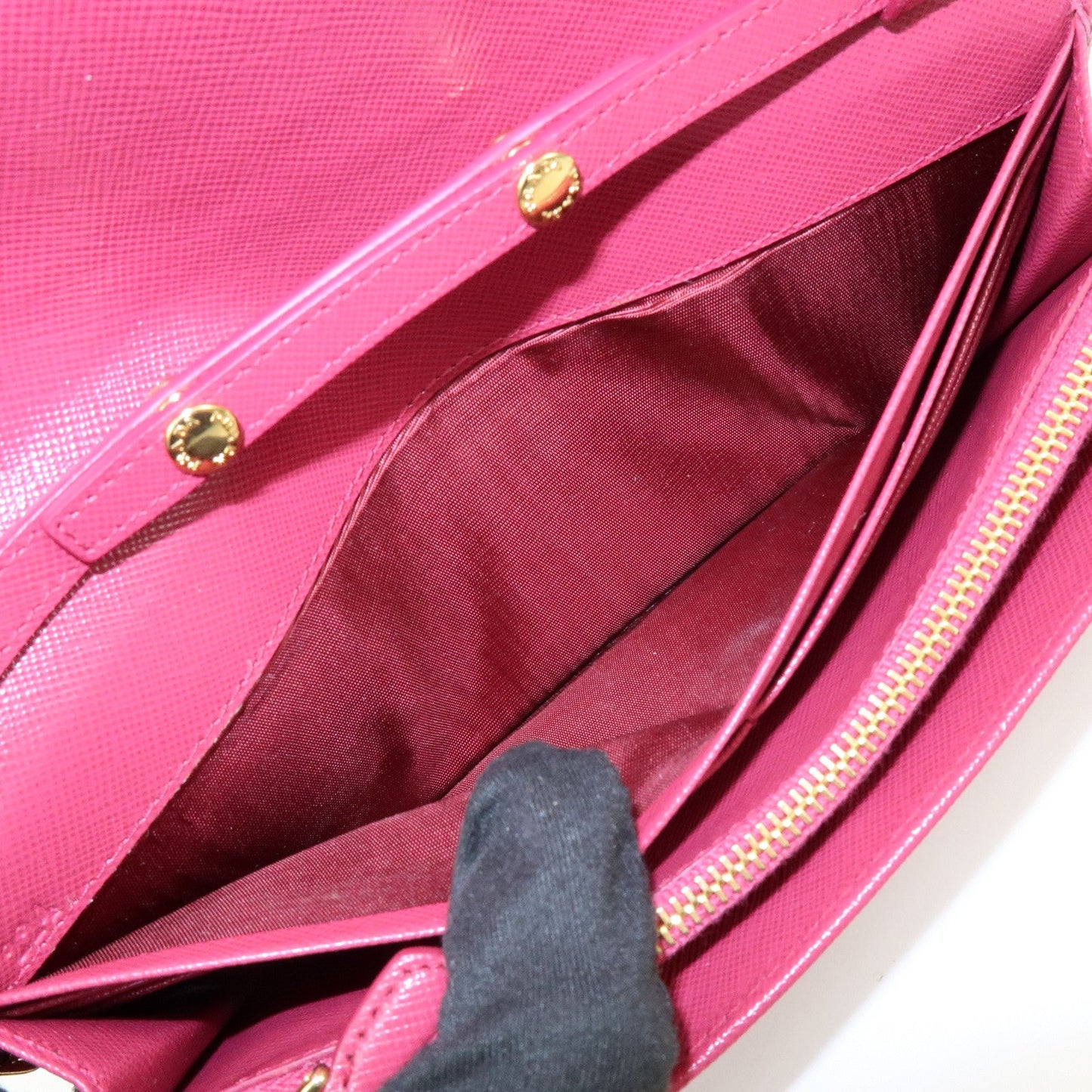 Prada Saffiano Leather Chain Wallet WOC Pink 1M1290【Pre-order】