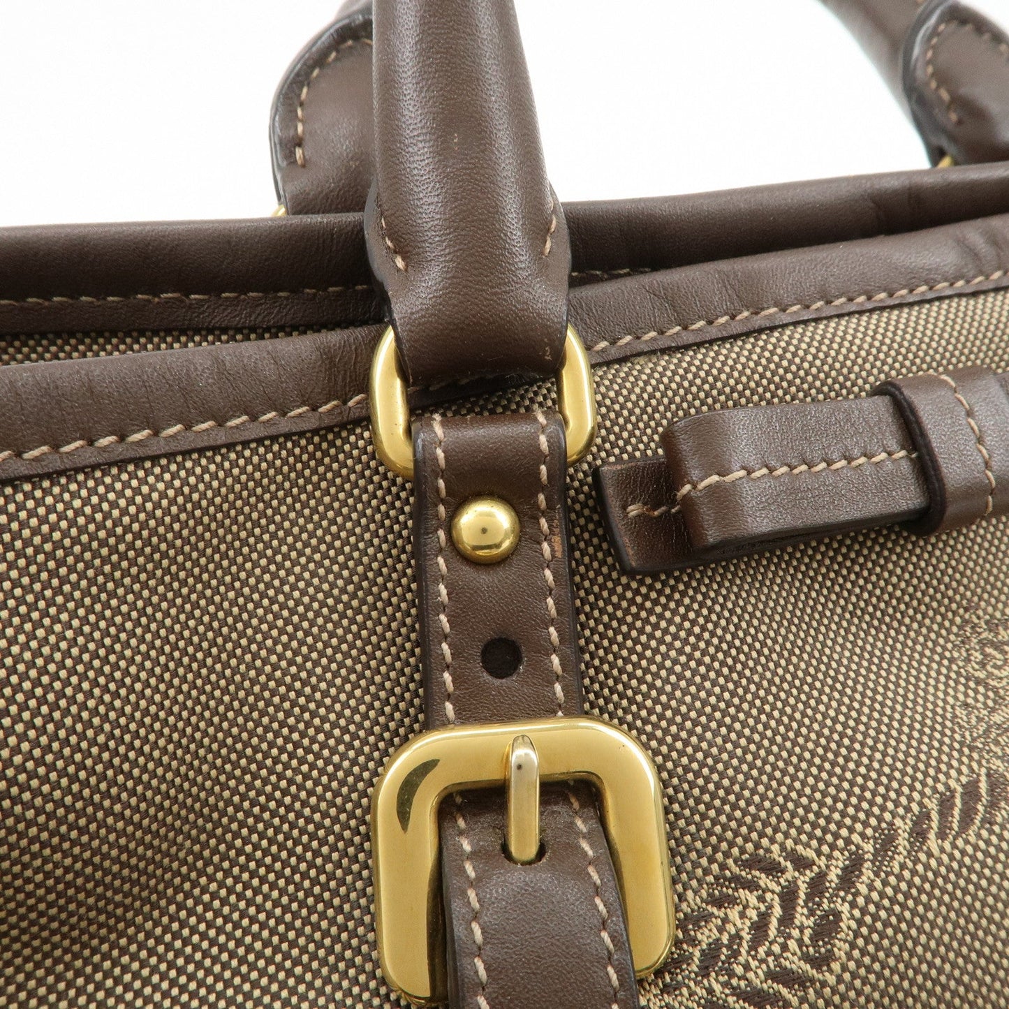 Prada Jaguard Canvas Leather 2Way Tote Bag Shoulder Bag BN1841【Pre-order】