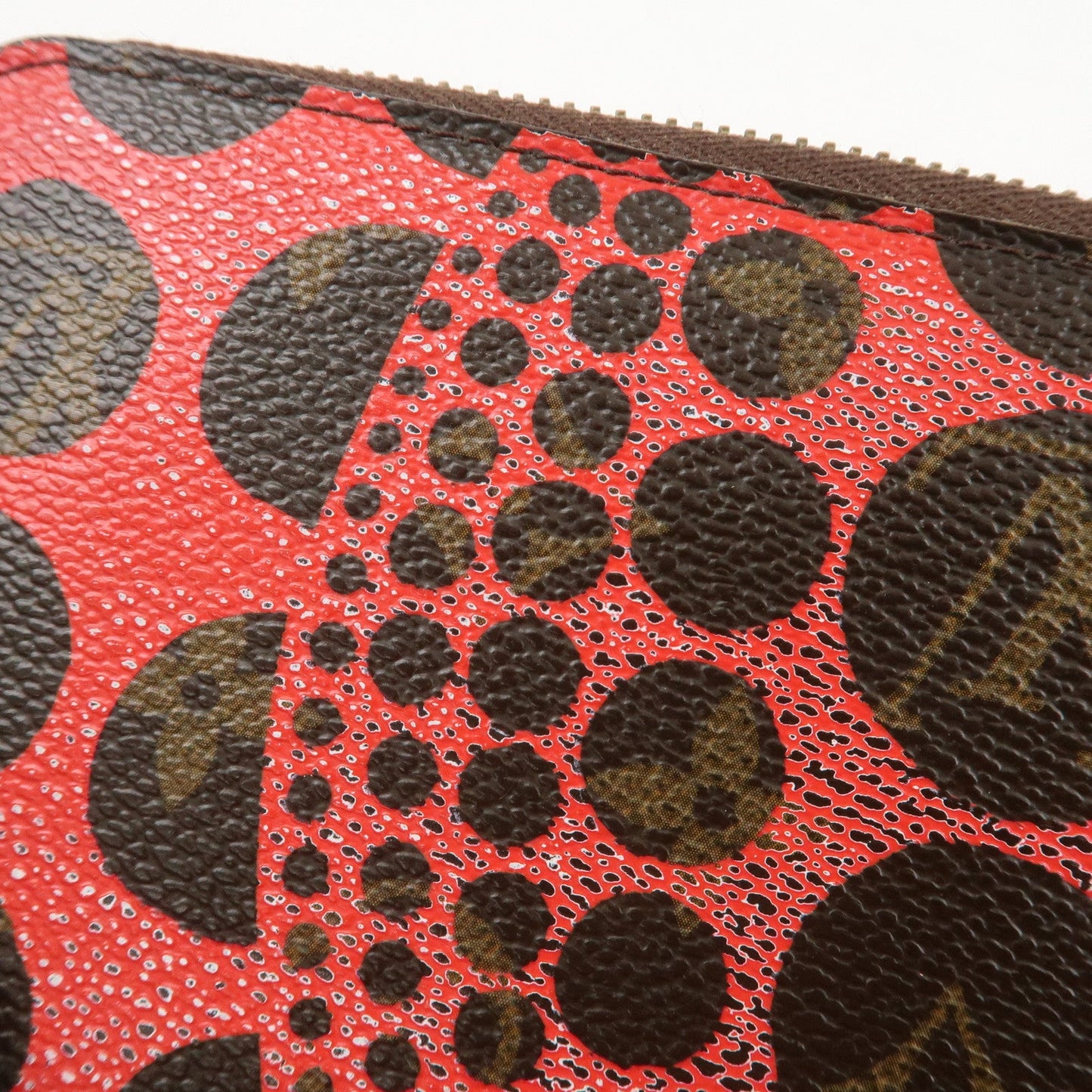 Louis Vuitton Monogram Kusama Pumpkin Dots Zippy Wallet M60450 Used【Pre-order】