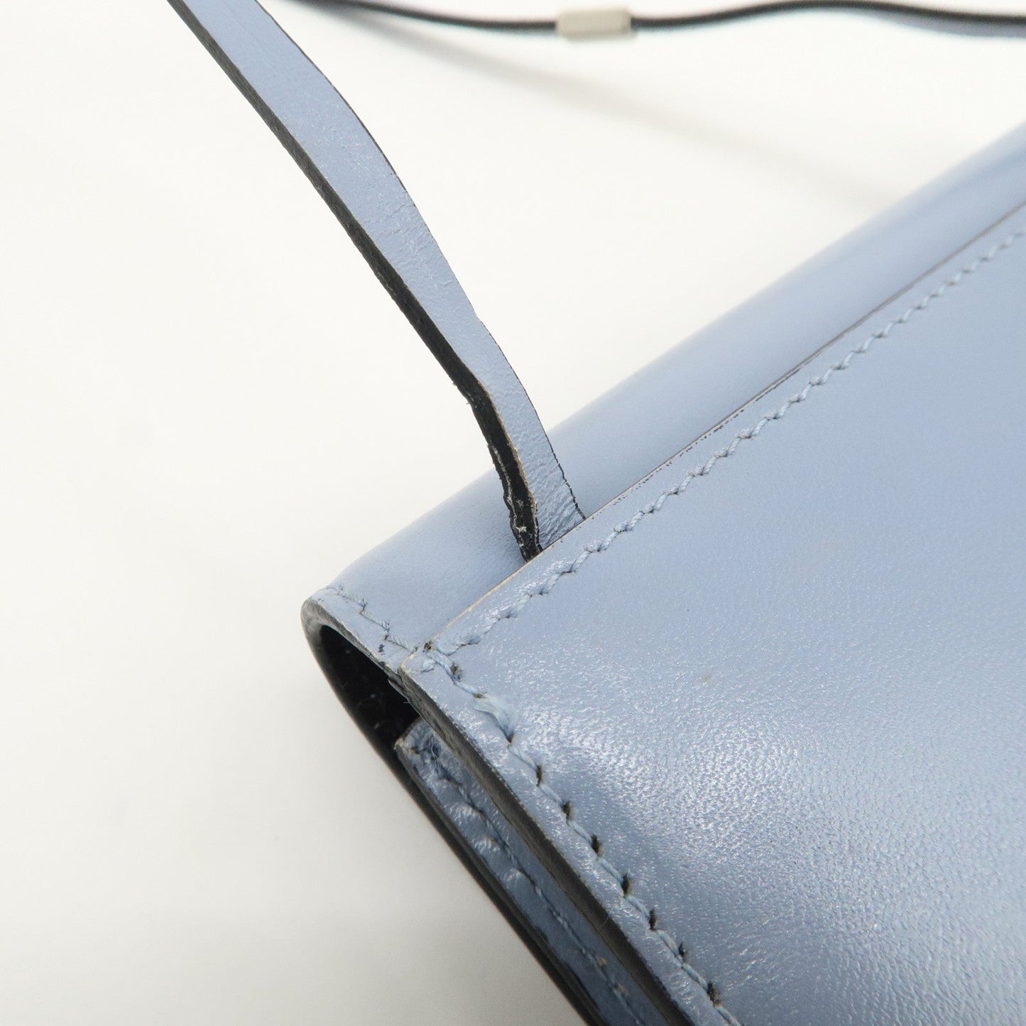 Prada Logo Leather Shoulder Bag Crossbody Bag Light Blue【Pre-order】