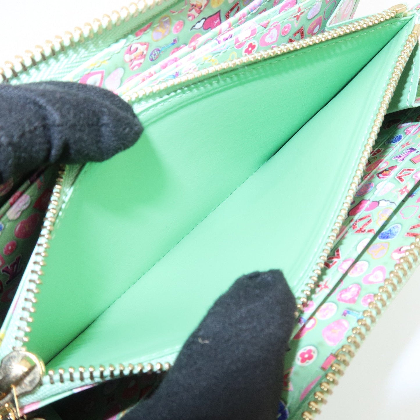 Louis Vuitton Monogram Vernis Zippy Wallet Gummy Apple M82065【Pre-order】