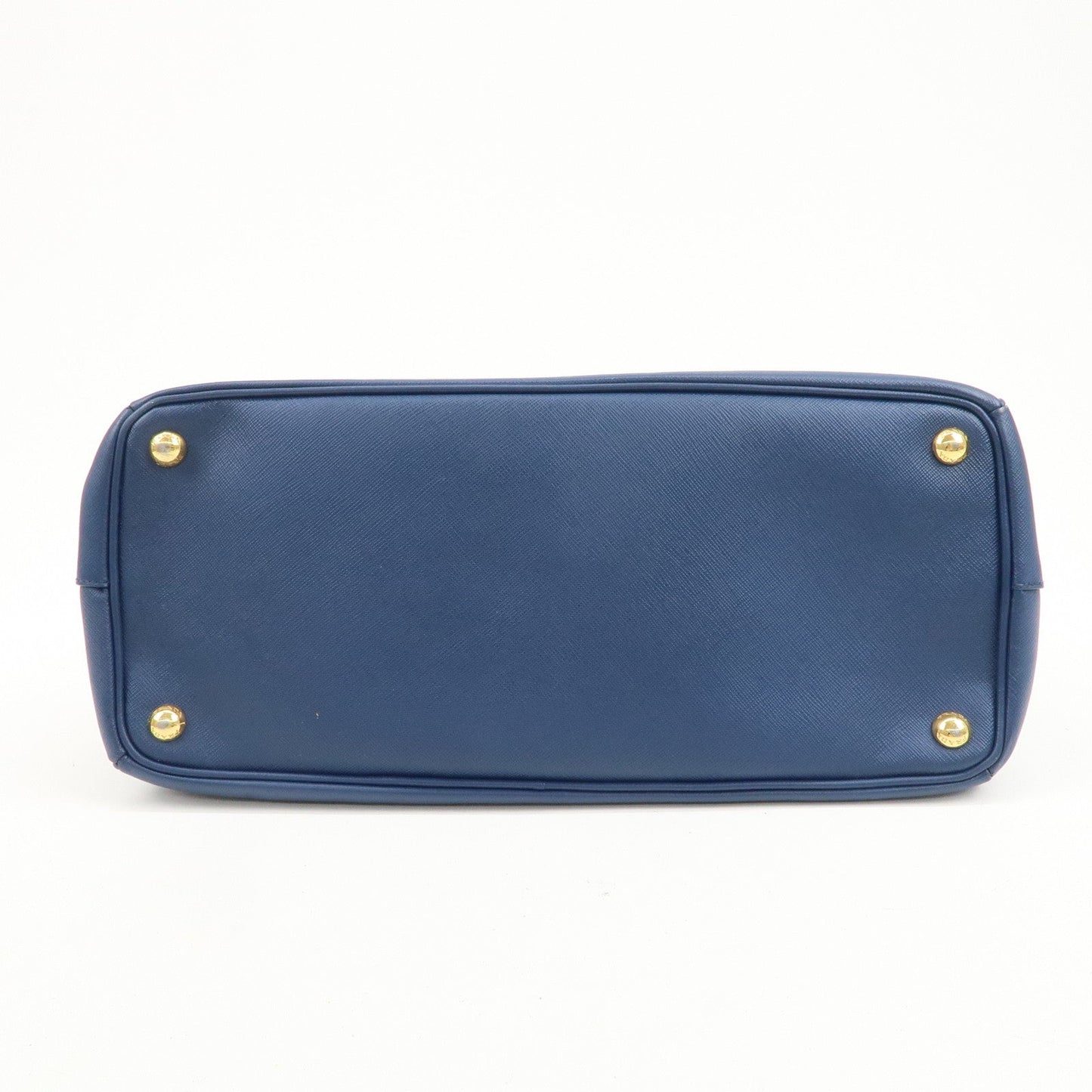 Prada Triangle Logo Saffiano Leather 2Way Bag Shoulder Bag Blue【Pre-order】