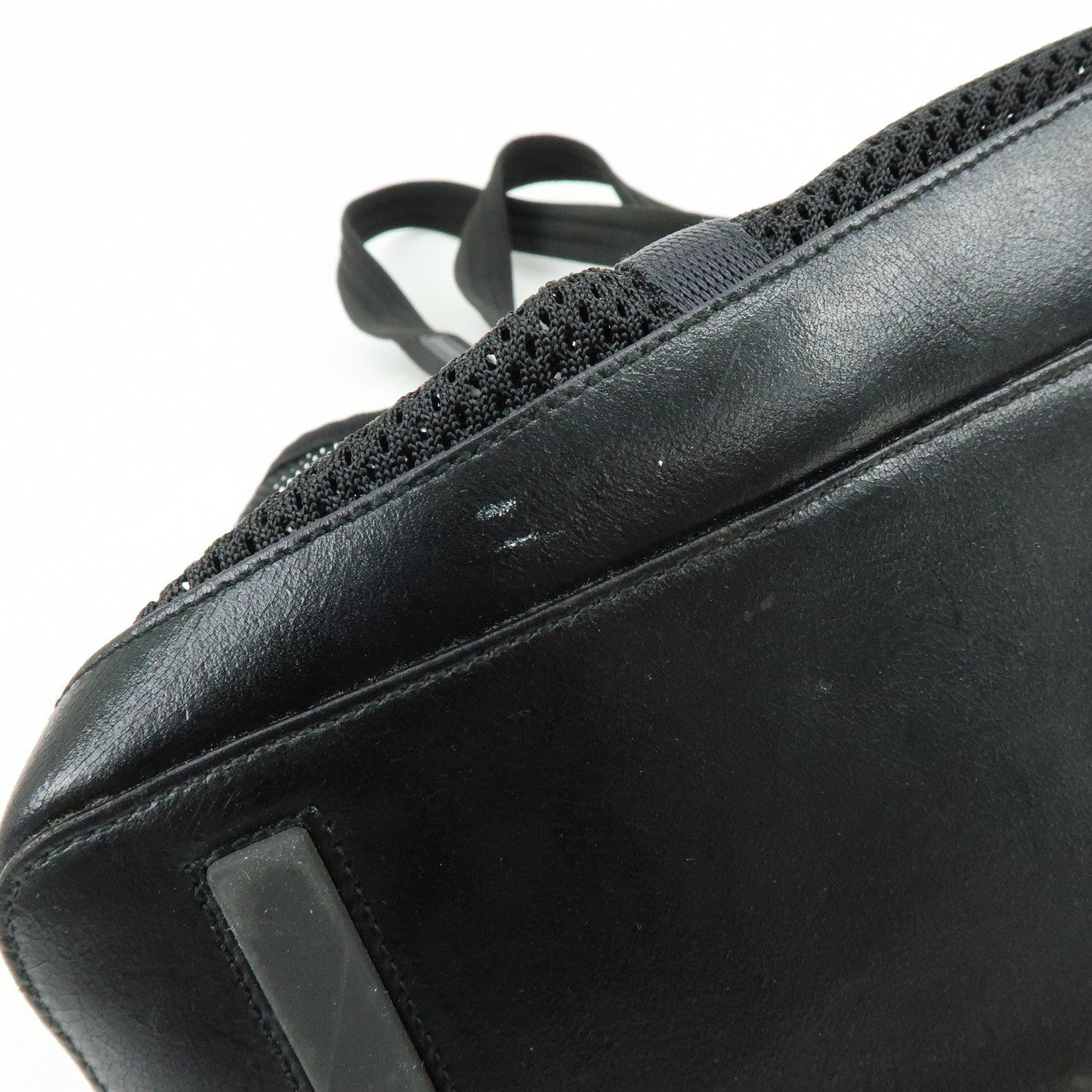 Prada Mesh Leather Tote Bag Shoulder Bag Black【Pre-order】