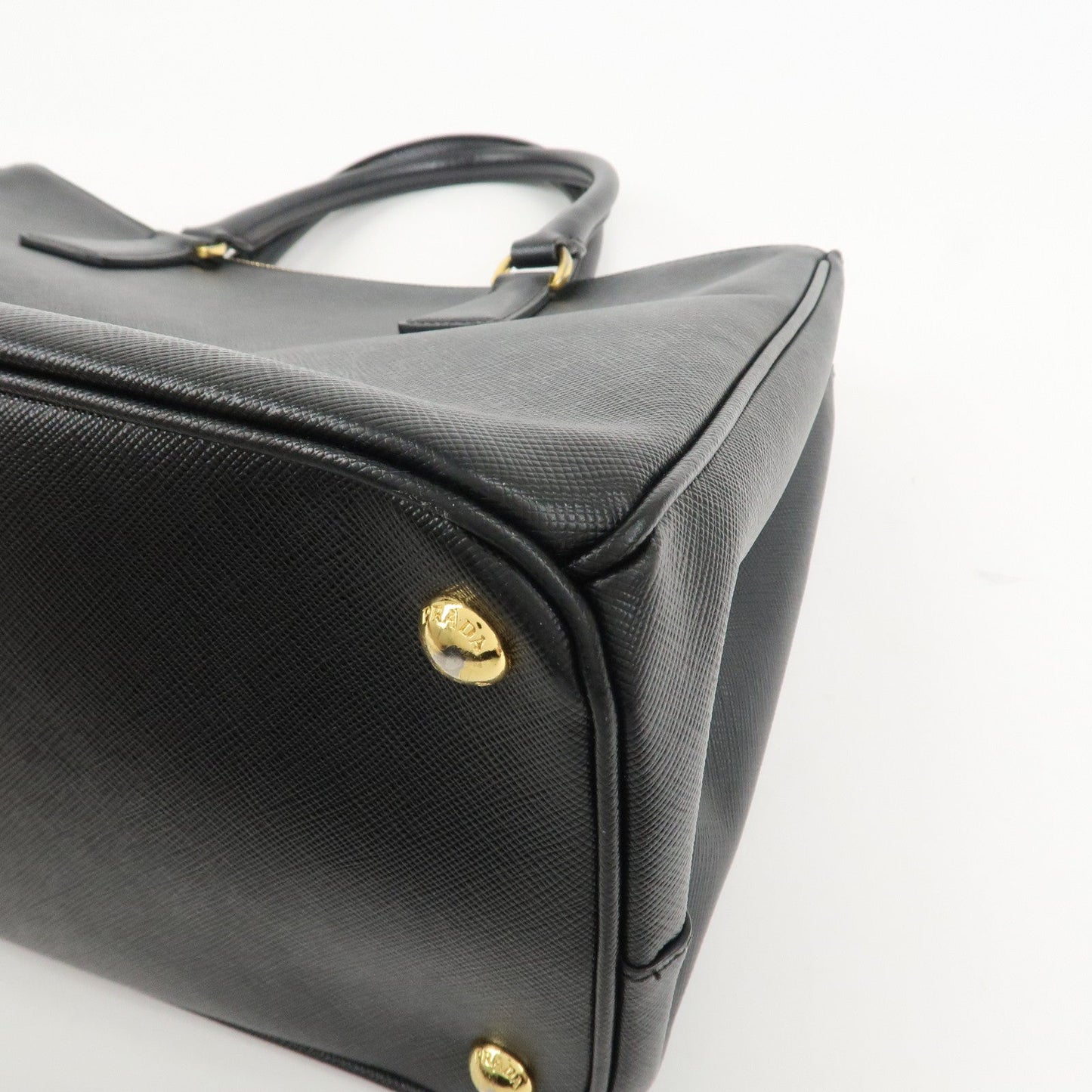 Prada Triangle Logo Galleria Saffiano Leather 2Way Bag Black 1BA274【Pre-order】