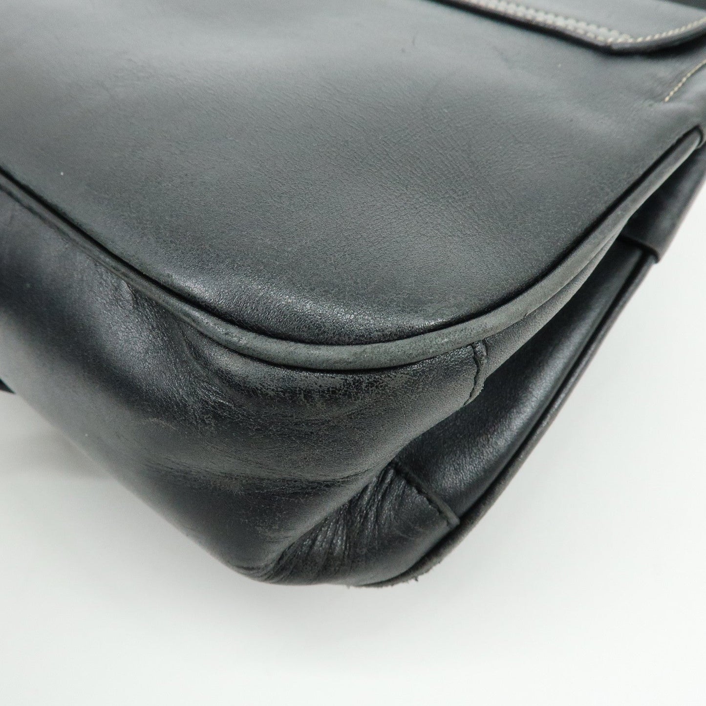 Prada Leather Shoulder Bag Hand Bag Black【Pre-order】
