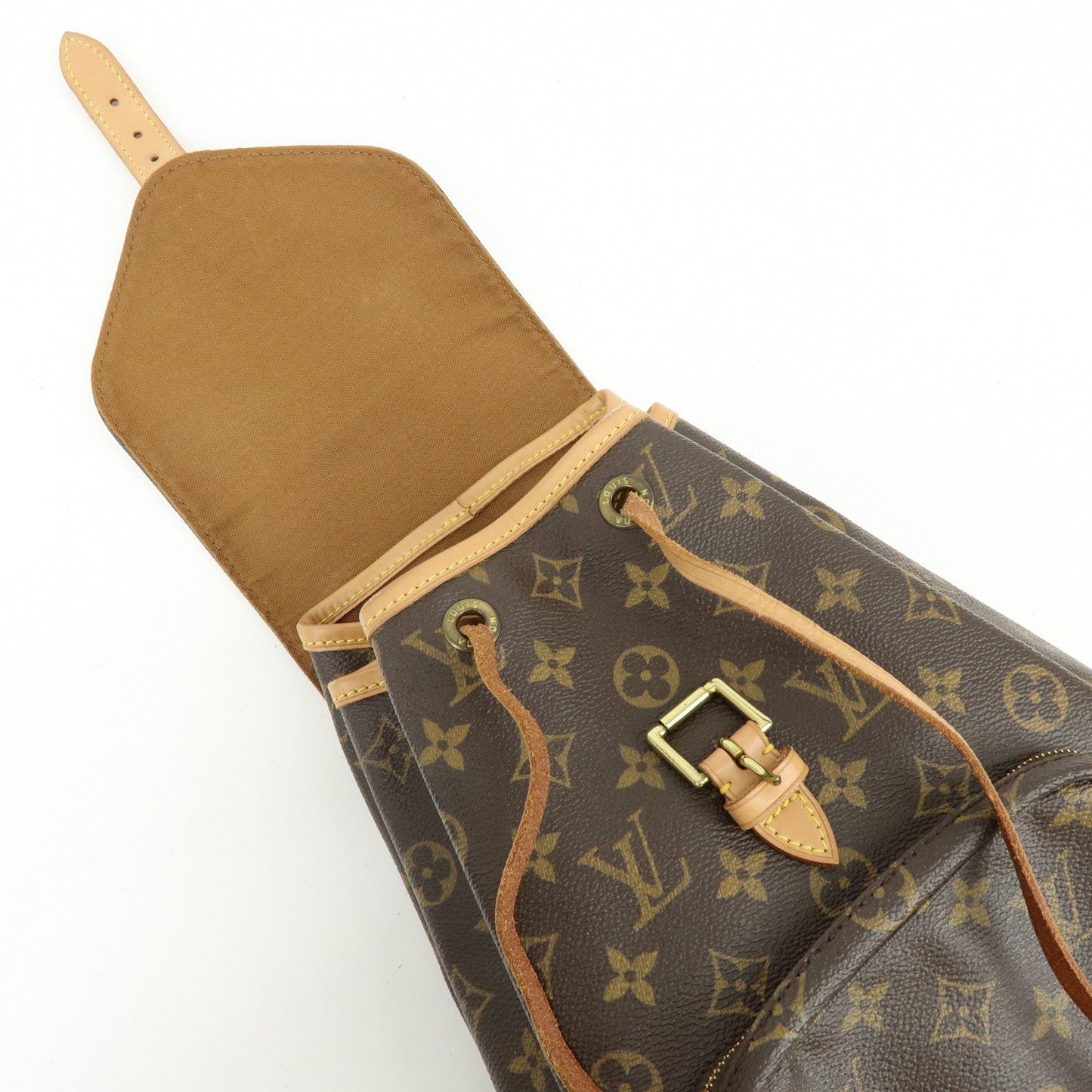 Louis Vuitton Monogram Montsouris MM Backpack Brown M51136【Pre-order】