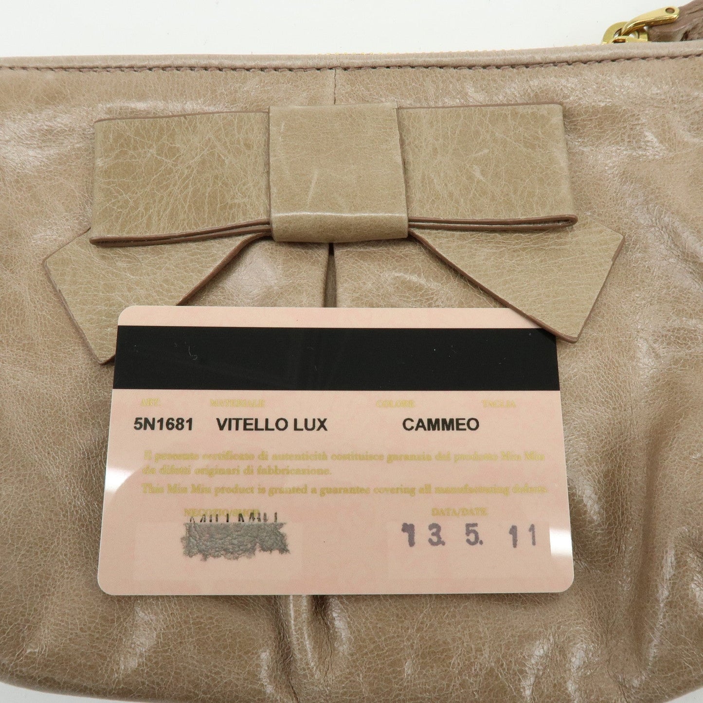 GUCCI PRADA MIUMIU Set of 3 Canvas Leather Pouch 29596/5N1681【Pre-order】