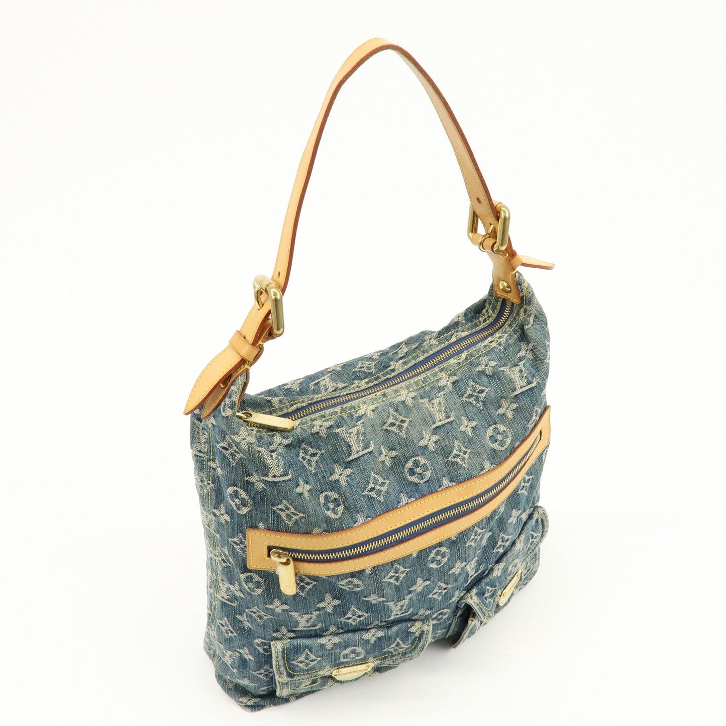 Louis Vuitton Monogram Denim Baggy GM Shoulder Bag Blue M95048【Pre-order】