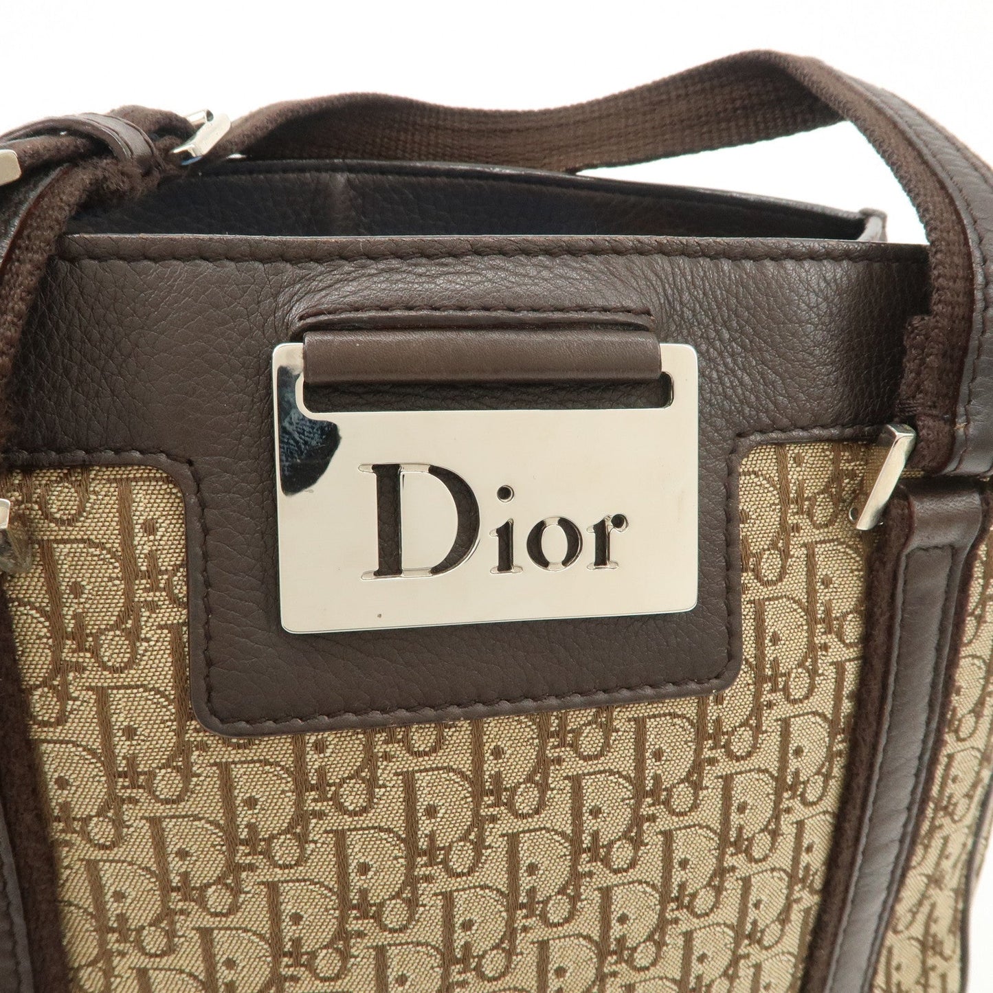 Christian Dior Trotter Leather Canvas Hand Bag【Pre-order】