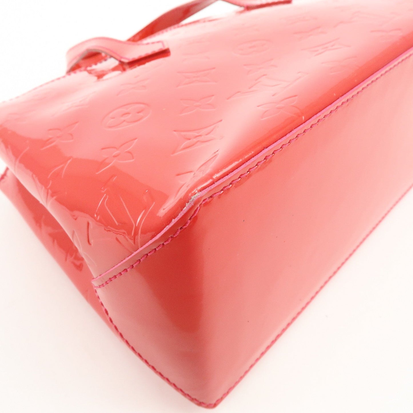 Louis Vuitton Monogram Vernis Wilshire PM Hand Bag Rose Pop M93643【Pre-order】