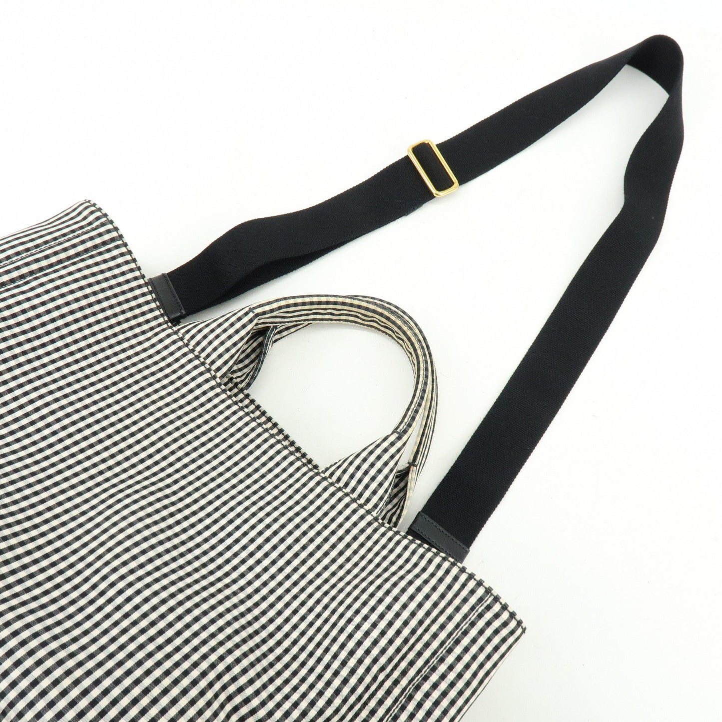 Prada Canapa Canvas 2Way Bag Hand Bag Shoulder Bag Black Ivory【Pre-order】