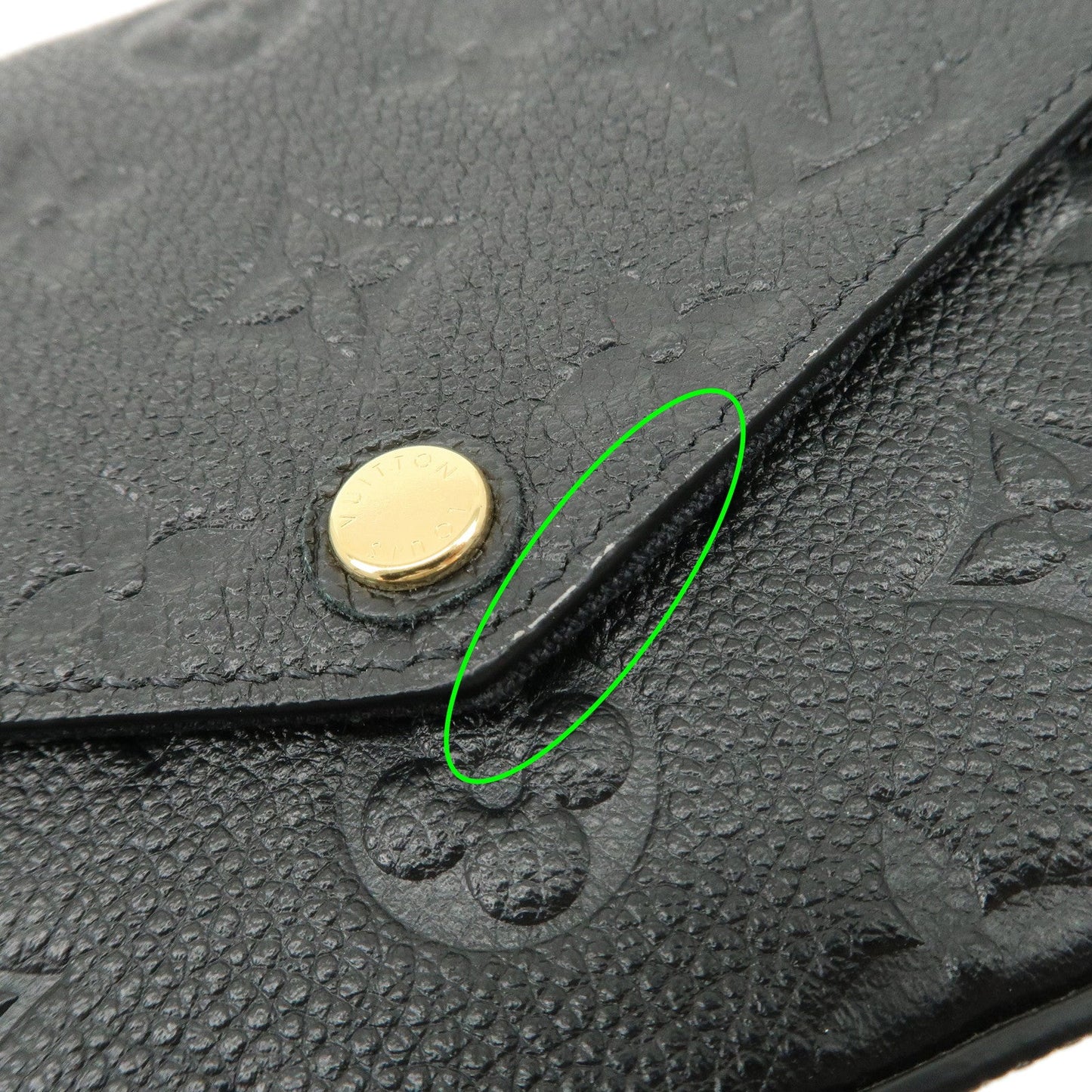 Louis Vuitton Monogram Empreinte Pochette Felicie Noir M82477【Pre-order】