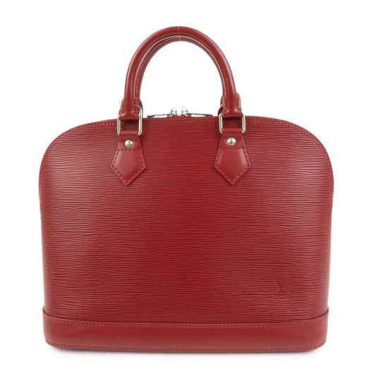 Louis Vuitton Epi Alma PM Leather Hand Bag Carmine M4058E【Pre-order】