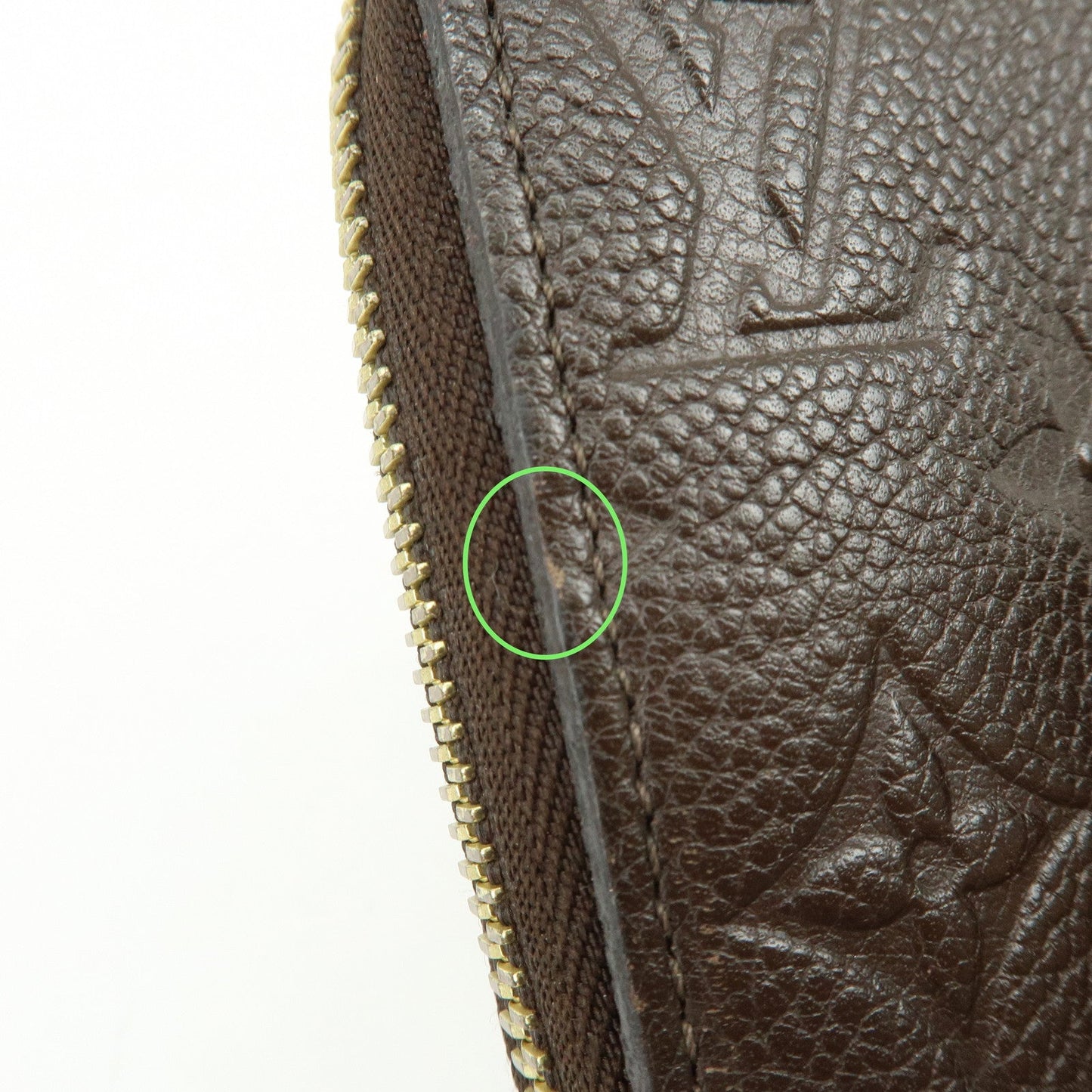 Louis Vuitton Monogram Empreinte Round Zippy Wallet Terre M60548【Pre-order】