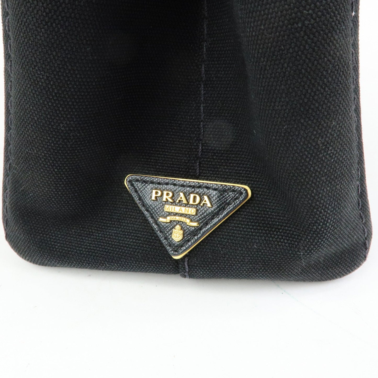 Prada Triangle Logo Canapa Mini Canvas 2Way Bag Hand Bag 1BG439【Pre-order】