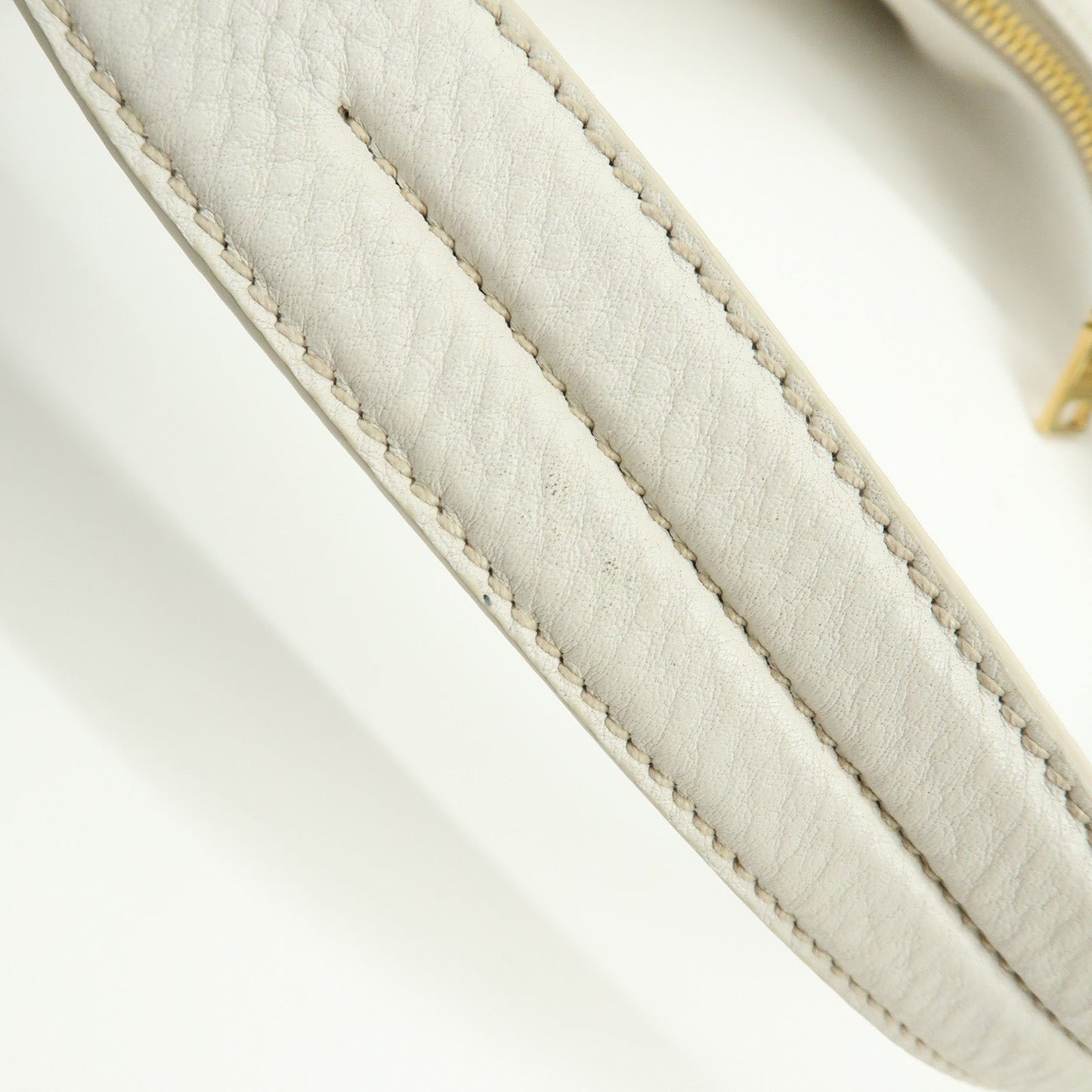 Prada Logo Calf Leather Shoulder Bag Hand Bag White BR4311【Pre-order】