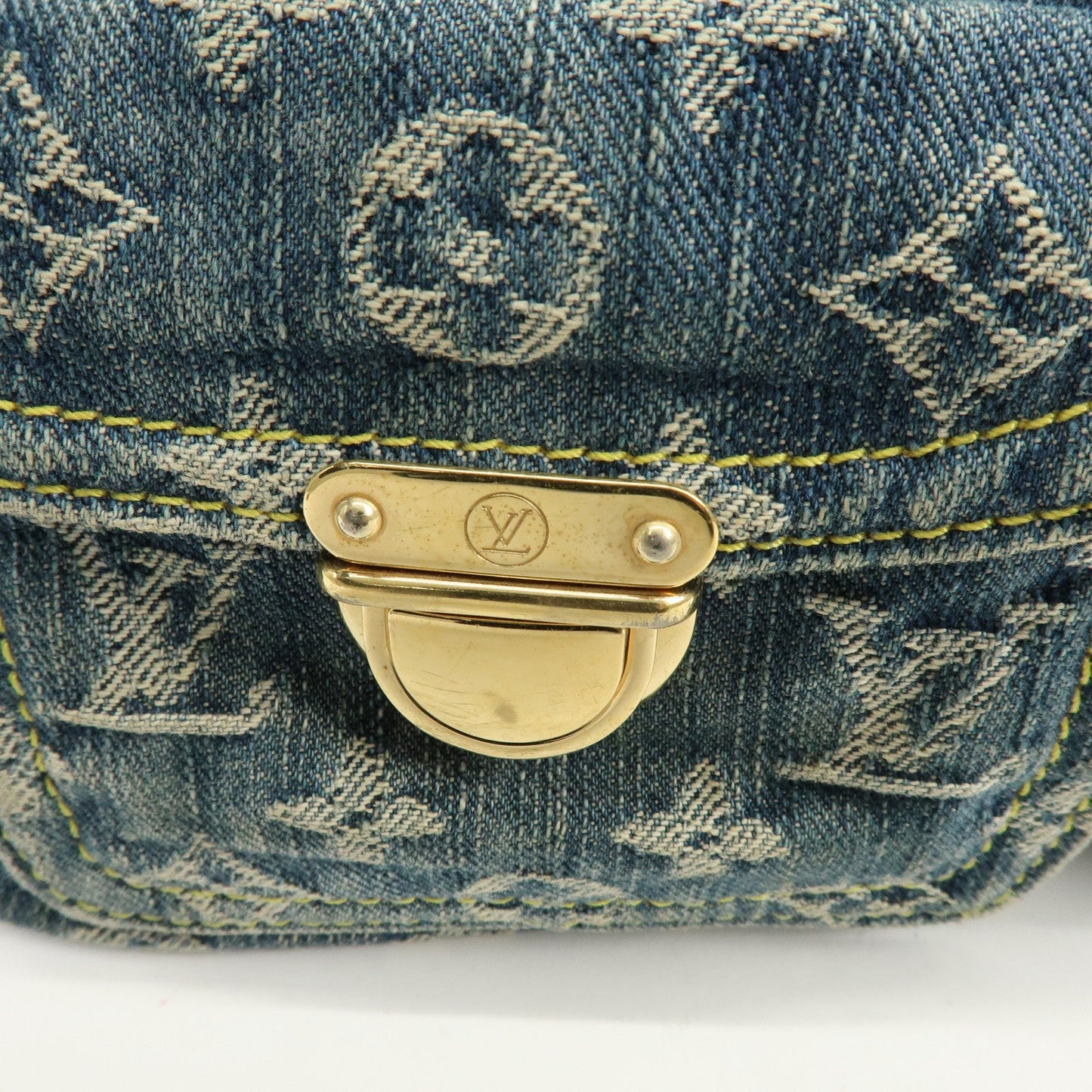 Louis Vuitton Monogram Denim Baggy GM Shoulder Bag Blue M95048【Pre-order】
