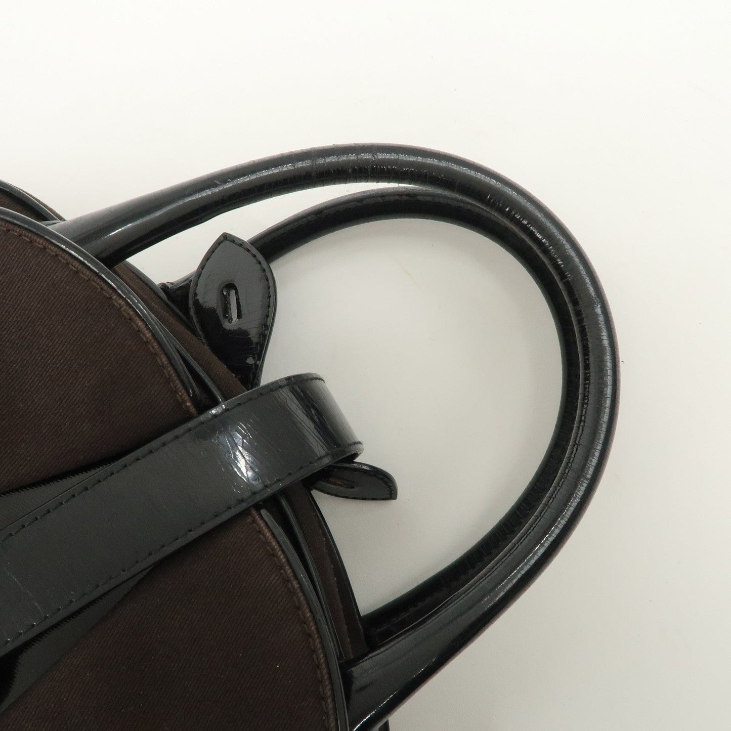 Christian Dior Double Saddle Canvas Patent Leather Hand Bag【Pre-order】