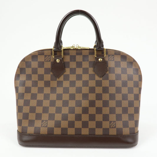 Louis Vuitton Damier Canvas Leather Alma PM Hand Bag Brown N51131【Pre-order】
