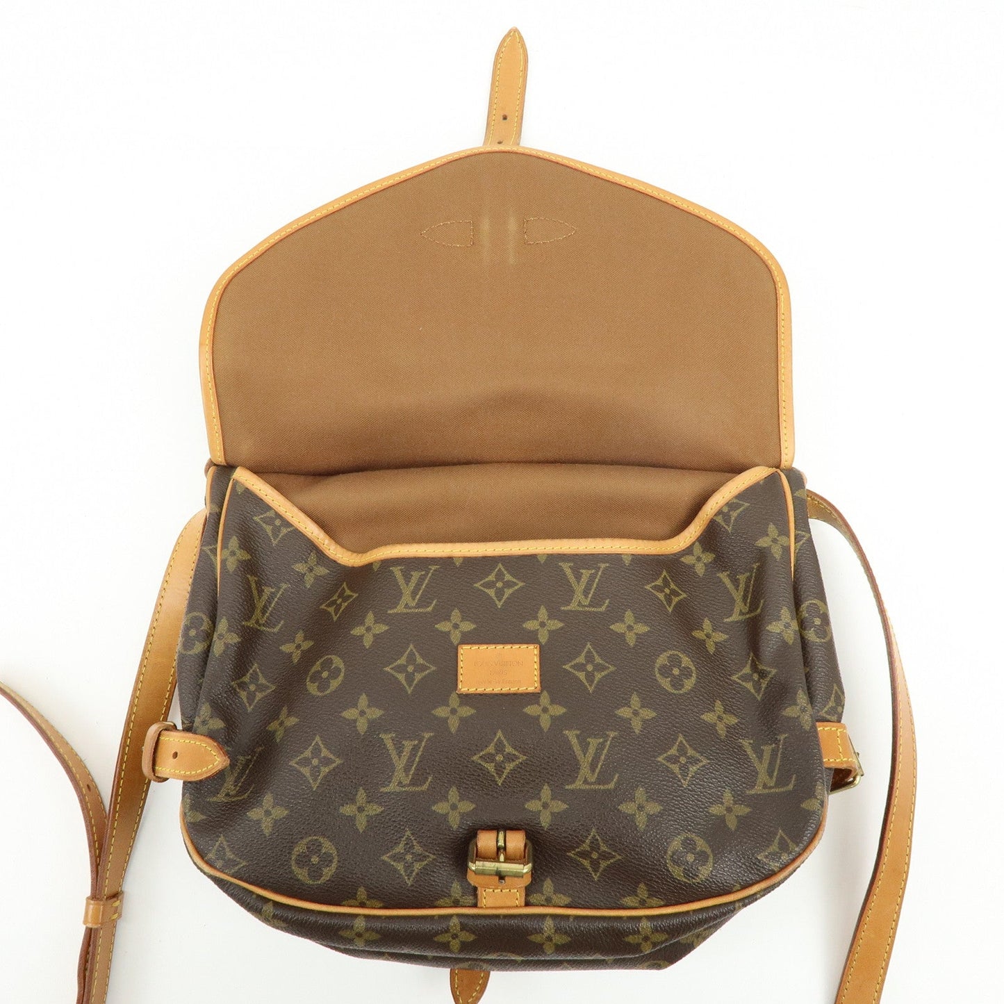 Louis Vuitton Monogram Saumur 30 Canvas Shoulder Bag Brown M42256【Pre-order】