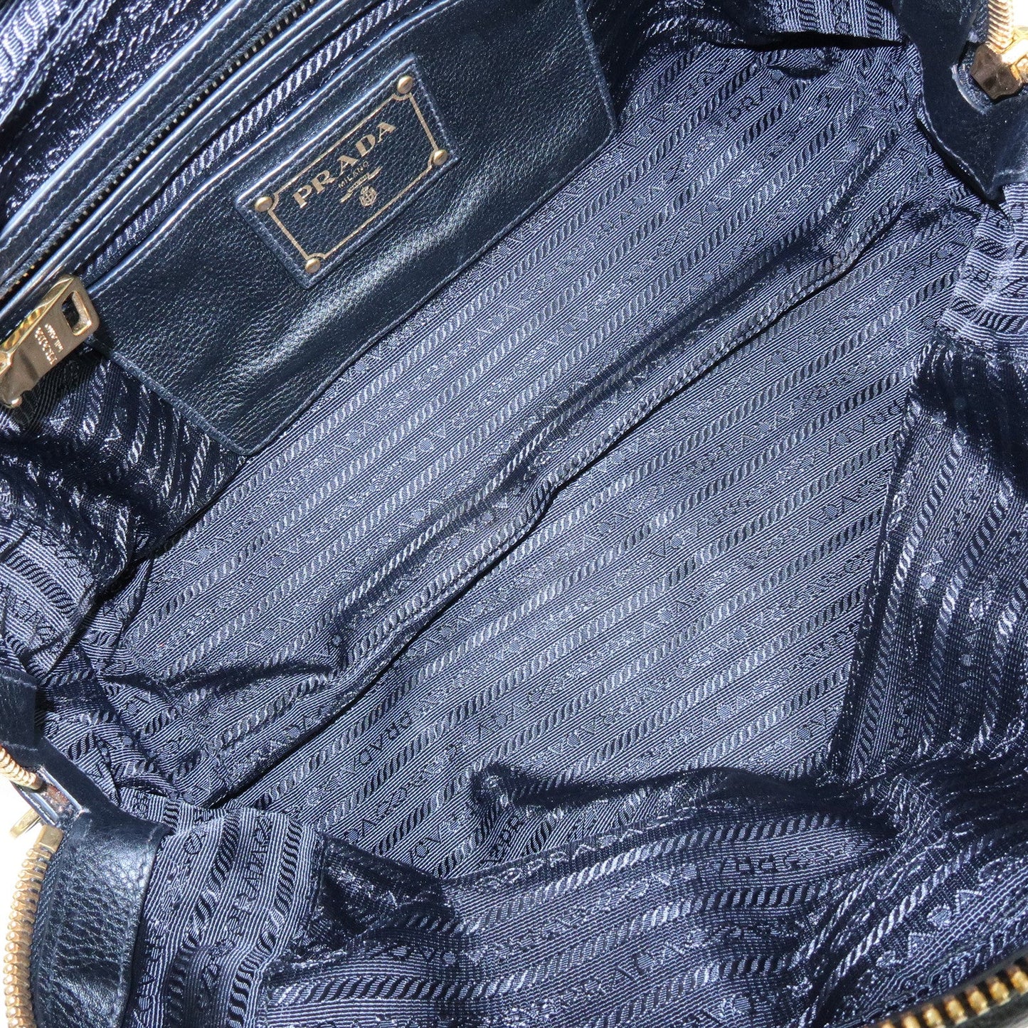 Prada Vitello Daino Leather Shoulder Bag Hand Bag Black B3091M【Pre-order】