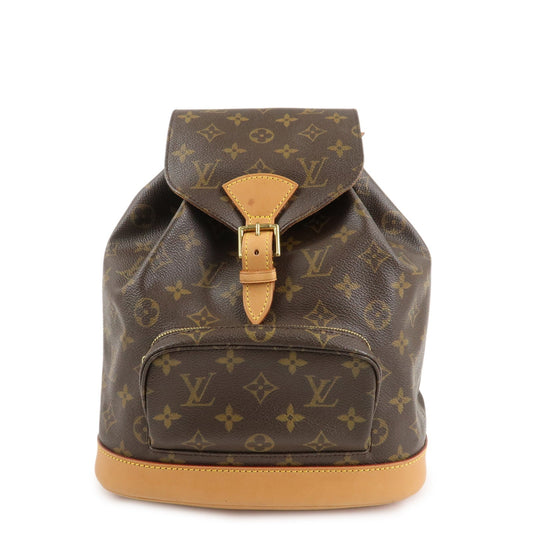 Louis Vuitton Monogram Montsouris MM Back Pack Ruck Sack M51136【Pre-order】