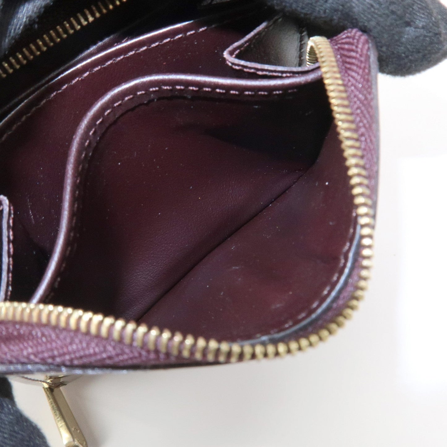Louis Vuitton Monogram Vernis Zippy Coin Purse Amarante M93607【Pre-order】