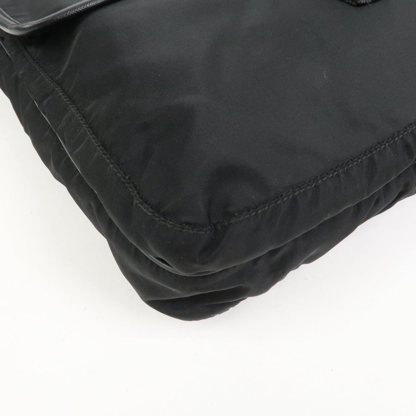 Prada Nylon Saffiano Leather Shoulder Bag Black VA0269【Pre-order】