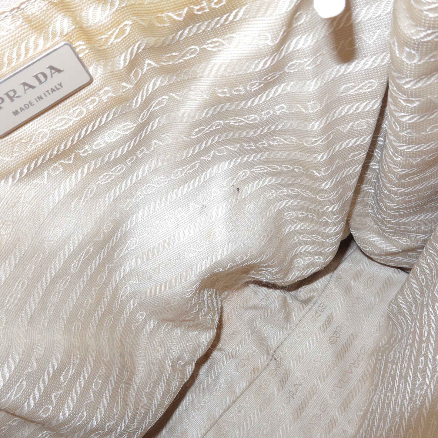 Prada Triangle Logo Leather Tote Bag Shoulder Bag Light Brown【Pre-order】