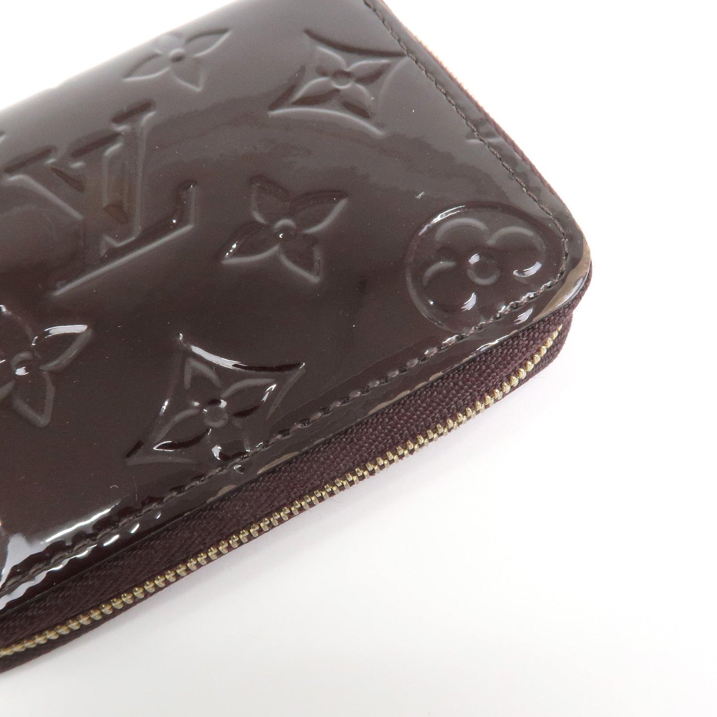 Louis Vuitton Monogram Vernis Zippy Coin Purse Amarante M93607【Pre-order】