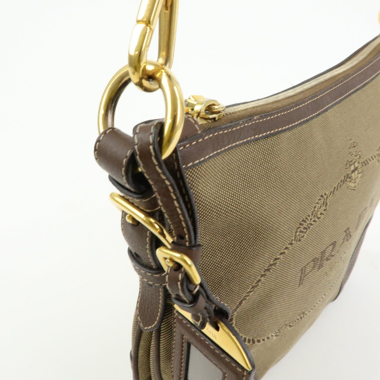 Prada Logo Jacguard Leather Shoulder Bag Crossbody Bag Brown 1BT867【Pre-order】