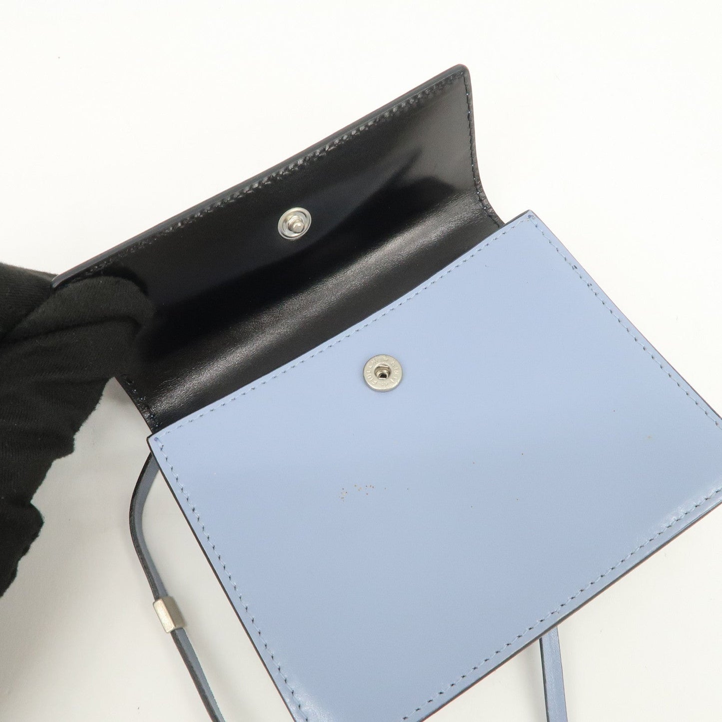 Prada Logo Leather Shoulder Bag Crossbody Bag Light Blue【Pre-order】