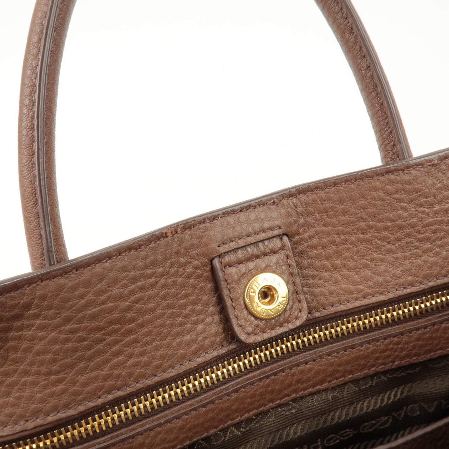 Prada Vitello Daino Leather 2Way Tote Bag Shoulder Bag BN2545 Used【Pre-order】