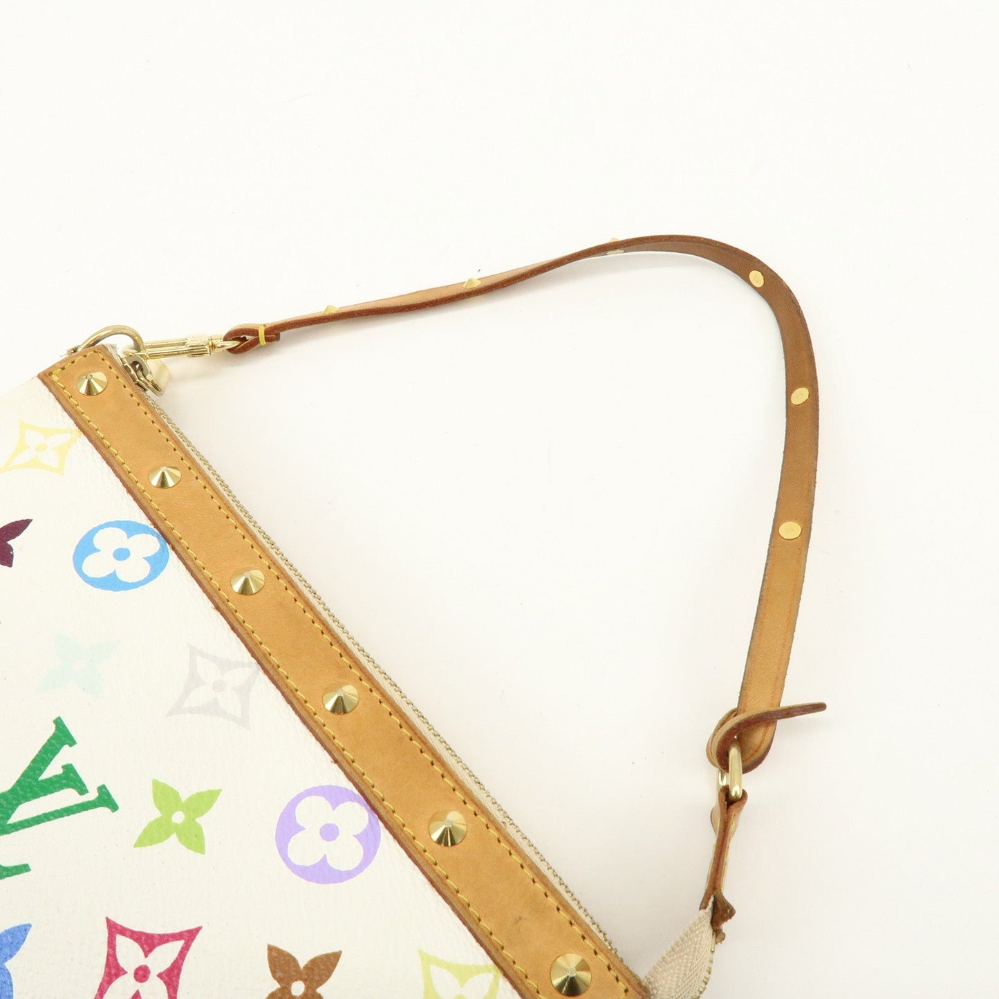 Louis Vuitton Monogram Multicolor Pochette Accessoires Blanc M92649【Pre-order】