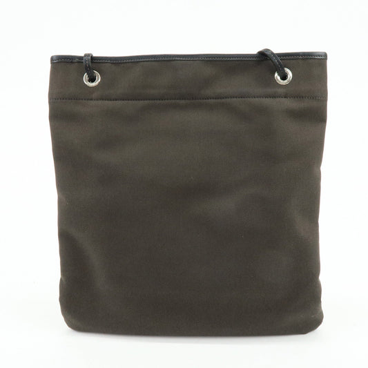 Prada Logo Jacquard Leather Shoulder Bag Crossbody Bag Dark Brown【Pre-order】