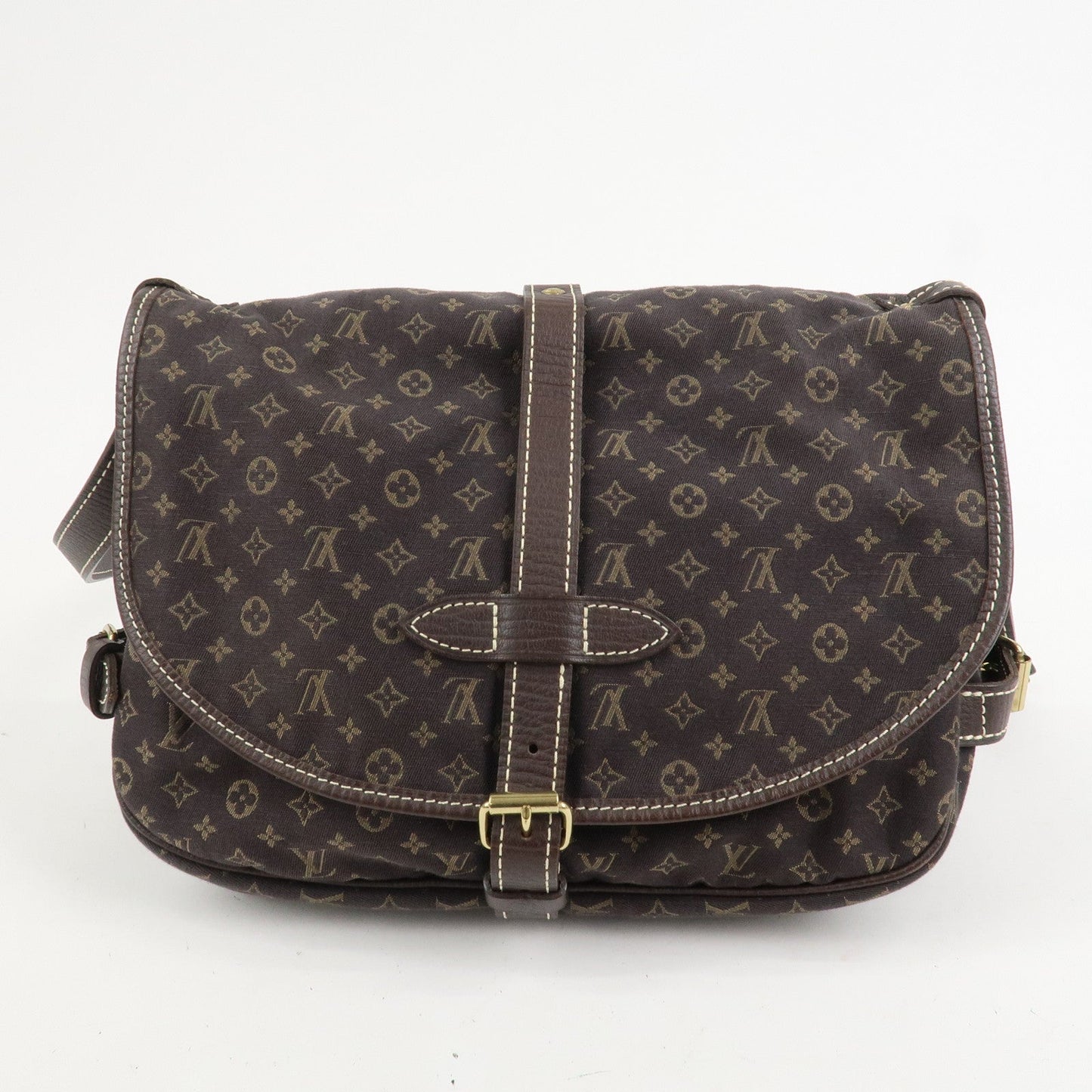 Louis Vuitton Monogram Mini Lin Saumur 30 Shoulder Bag Brown M95227【Pre-order】