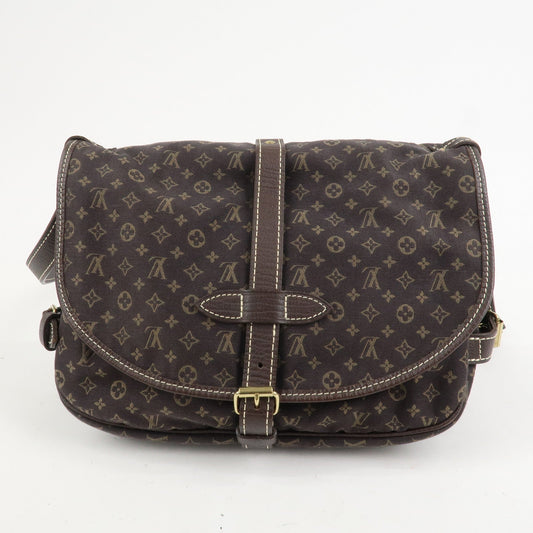 Louis Vuitton Monogram Mini Lin Saumur 30 Shoulder Bag Brown M95227【Pre-order】