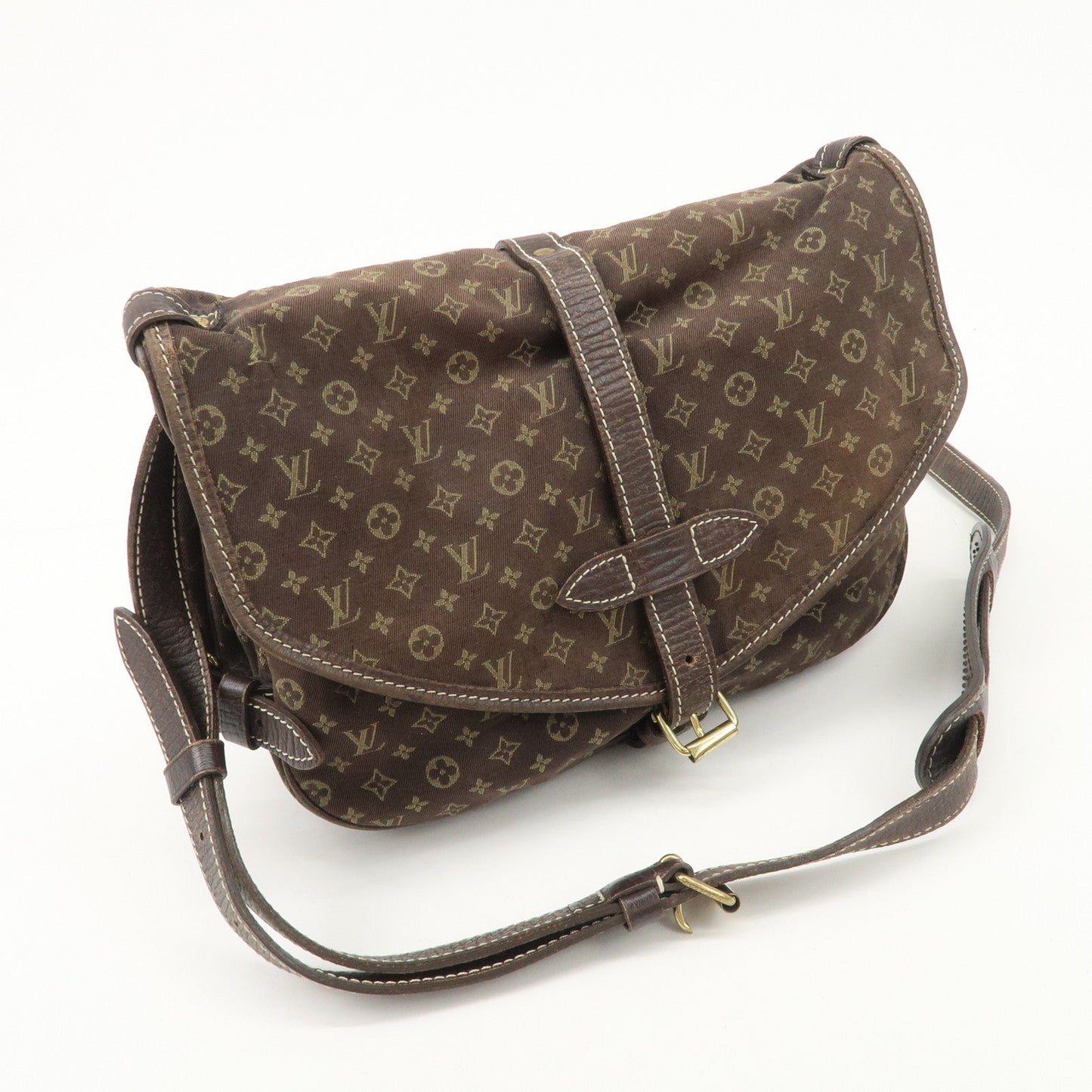 Louis Vuitton Monogram Mini Saumur 30 Hand Bag Brown Canvas M95227【Pre-order】