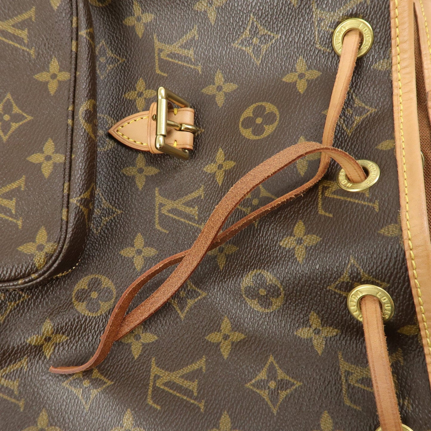 Louis Vuitton Monogram Montsouris MM Backpack Brown M51136【Pre-order】