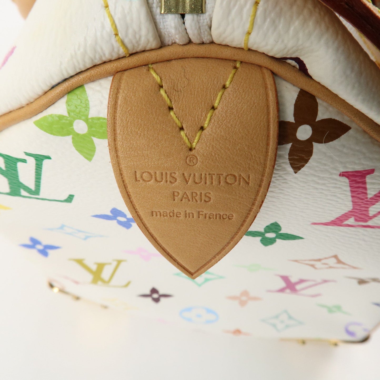 Louis Vuitton Monogram Multicolor Speedy 30 Hand Bag Blanc M92643【Pre-order】