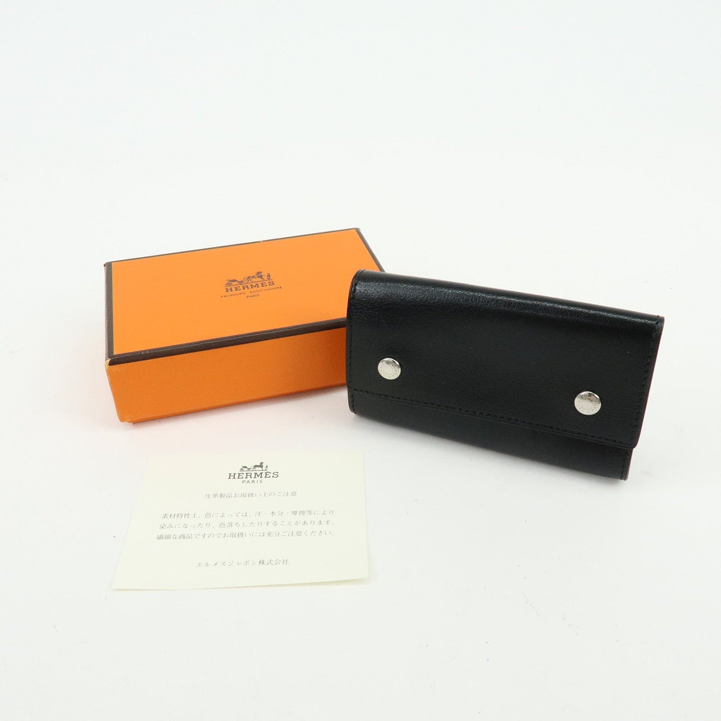 Hermes Serie Etui Cle 4 Box Calf Leather F Stamped Key Case【Pre-order】