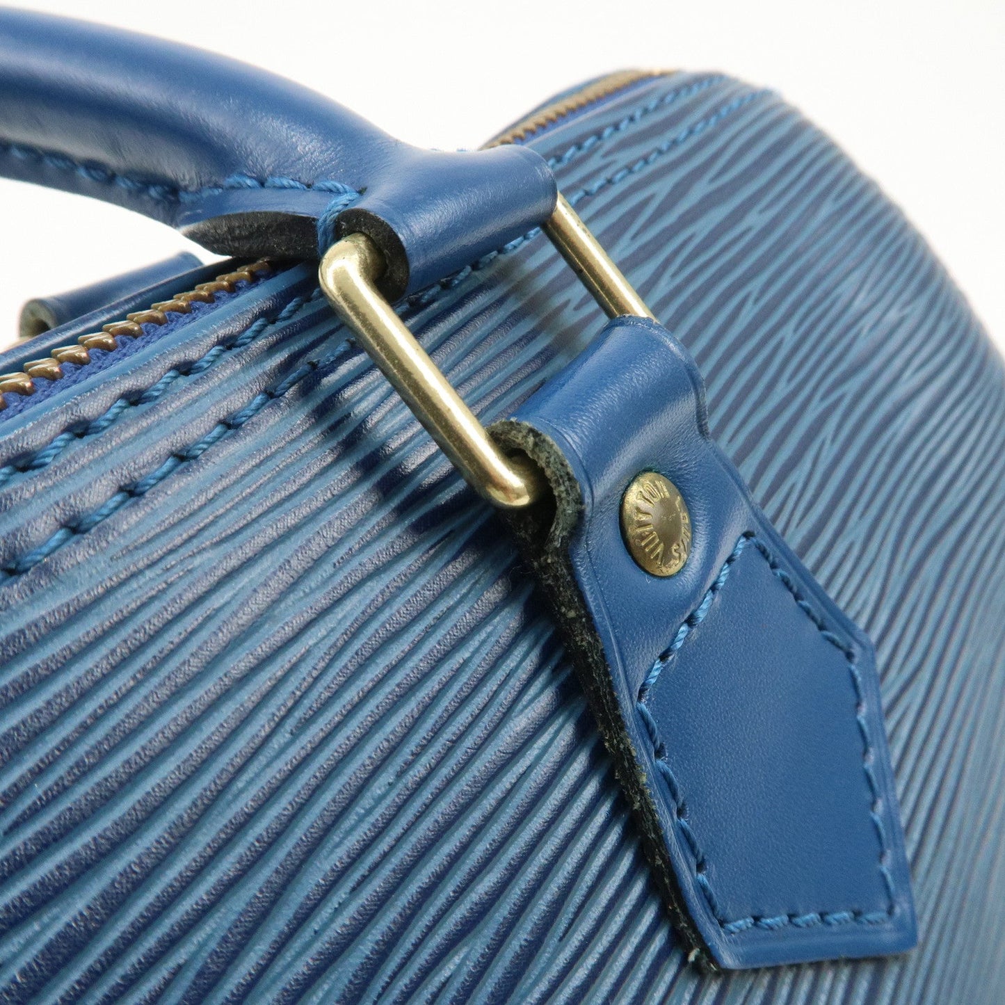Louis Vuitton Epi Speedy 25 Hand Bag Boston Bag Toledo Blue M43015【Pre-order】
