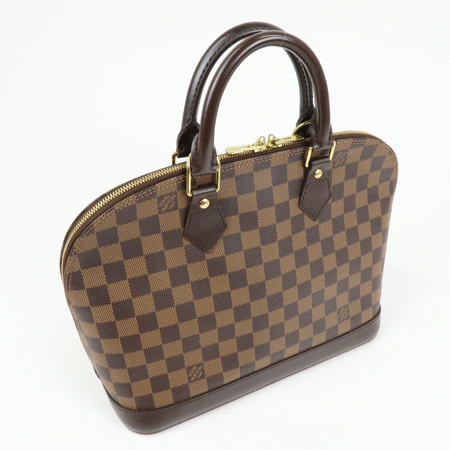 Louis Vuitton Damier Canvas Leather Alma PM Hand Bag Brown N51131【Pre-order】