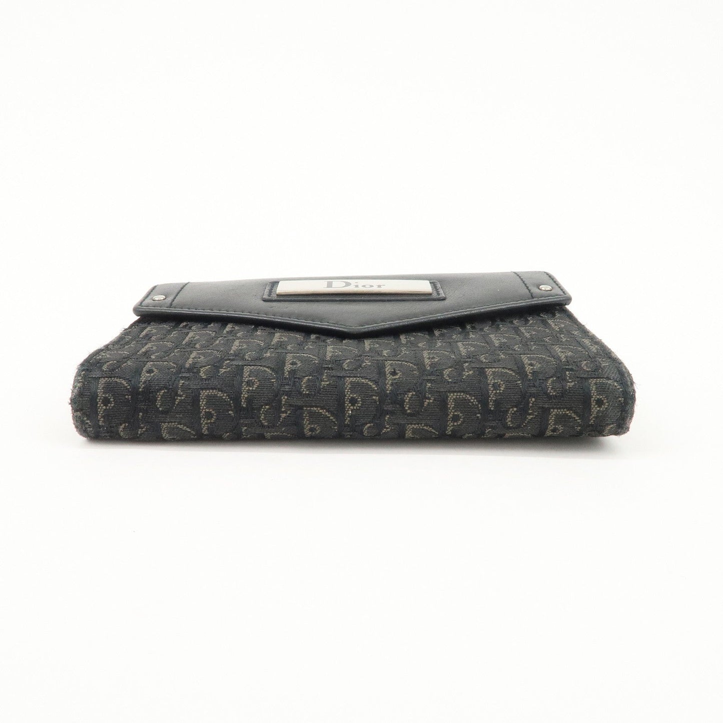 Christian Dior Trotter Leather Canvas Tri-Hold Wallet【Pre-order】