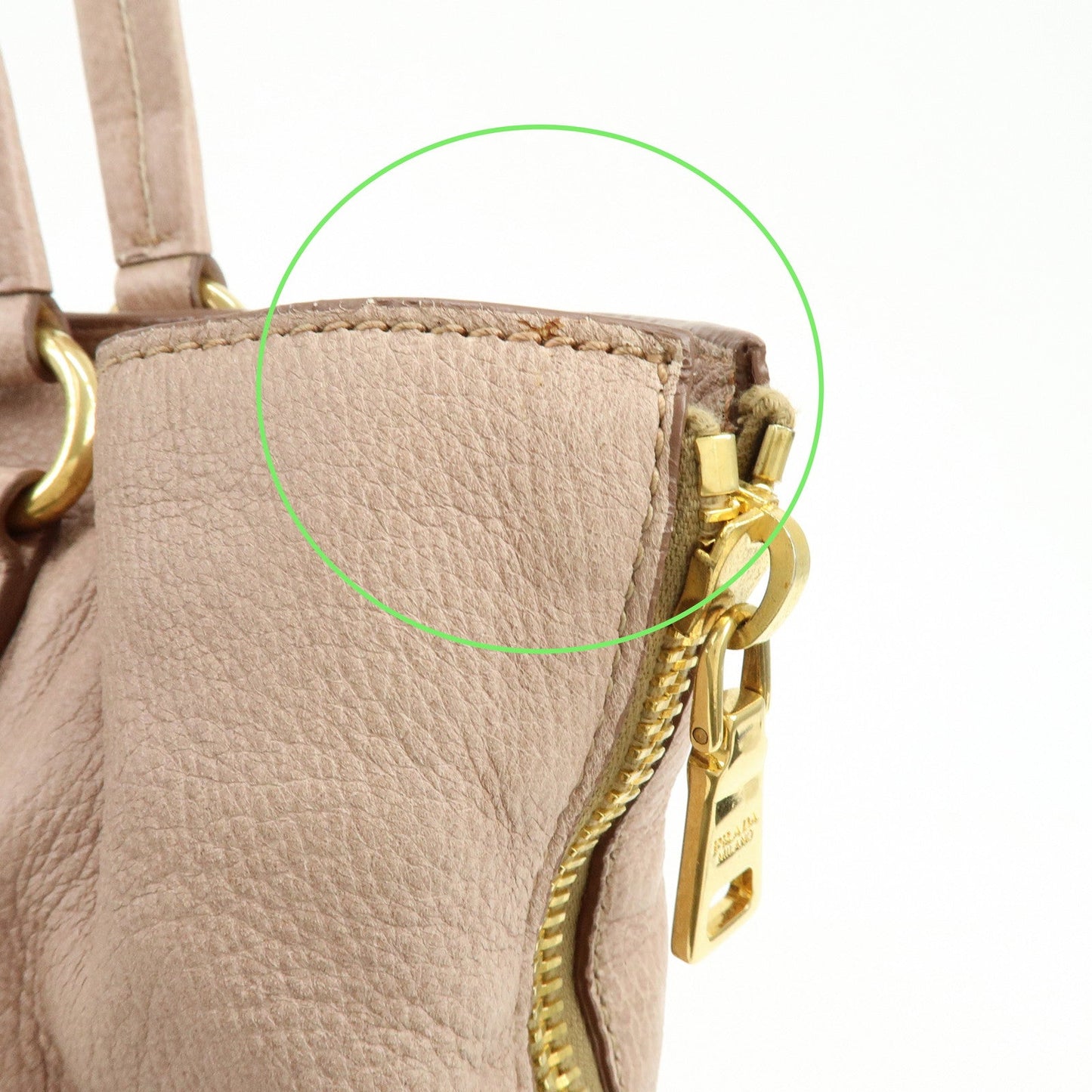 Prada Logo Leather Tote Bag Shoulder Bag Pink【Pre-order】