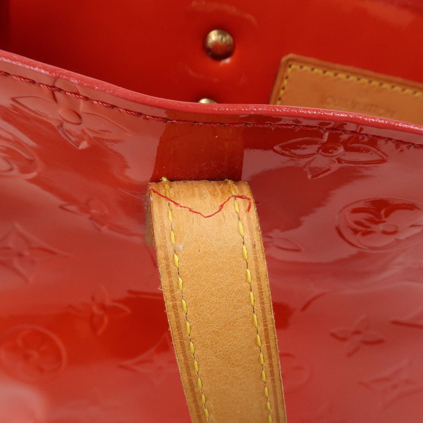Louis Vuitton Monogram Vernis Lead PM Hand Bag Rouge M91088【Pre-order】